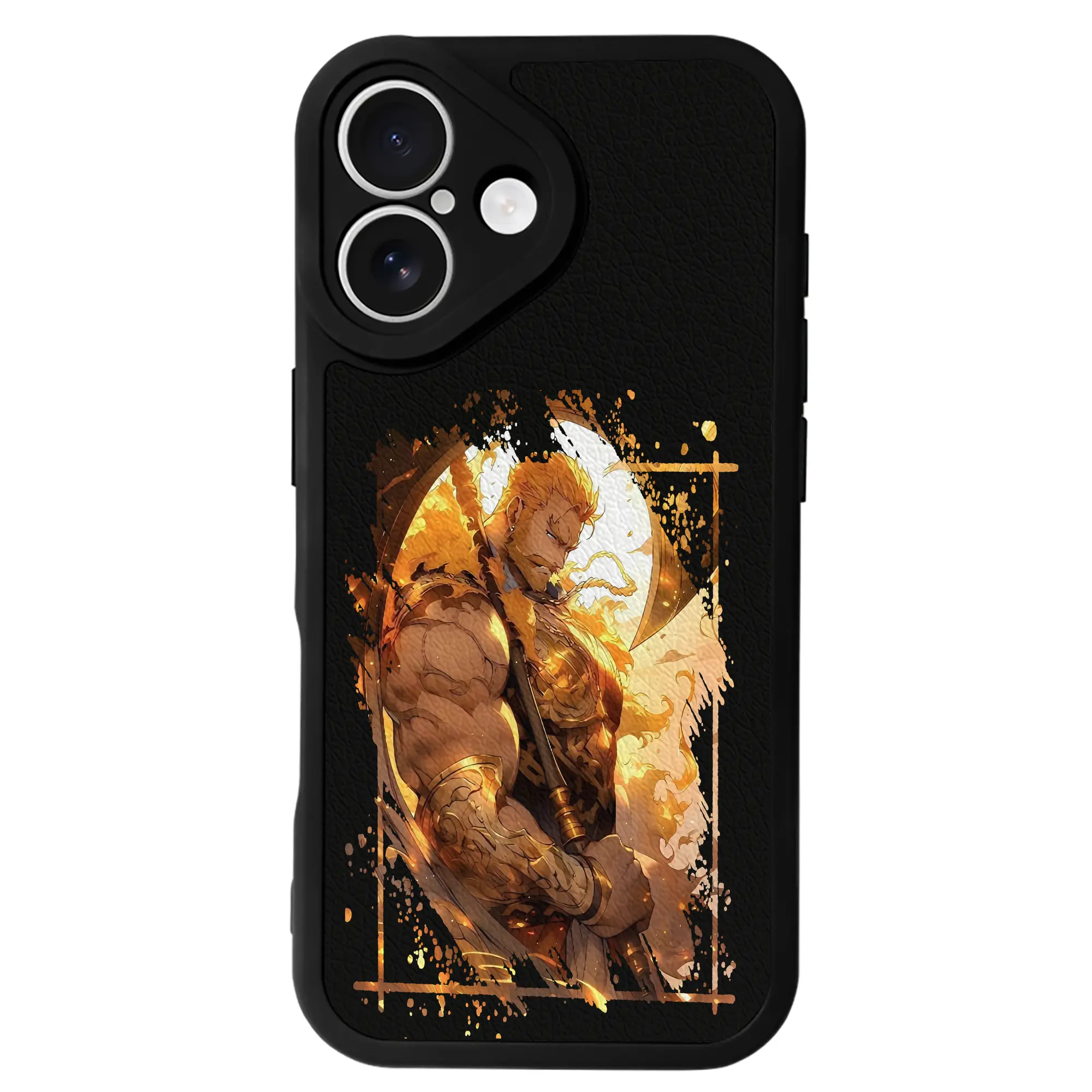 七つの大罪 グッズ エスカノール - IPhone 16シリーズ対応 ・ シリコンスマホケース ・ レザー調 ・ 高精度フィット ・ 耐衝撃 ・ ワイヤレス充電対応 ・ 精密カット